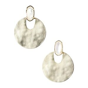 Kendra Scott Deena Earring Gold Ivory